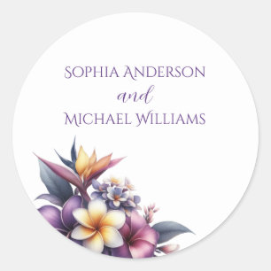 Stickers Tropical Floral- Mariage