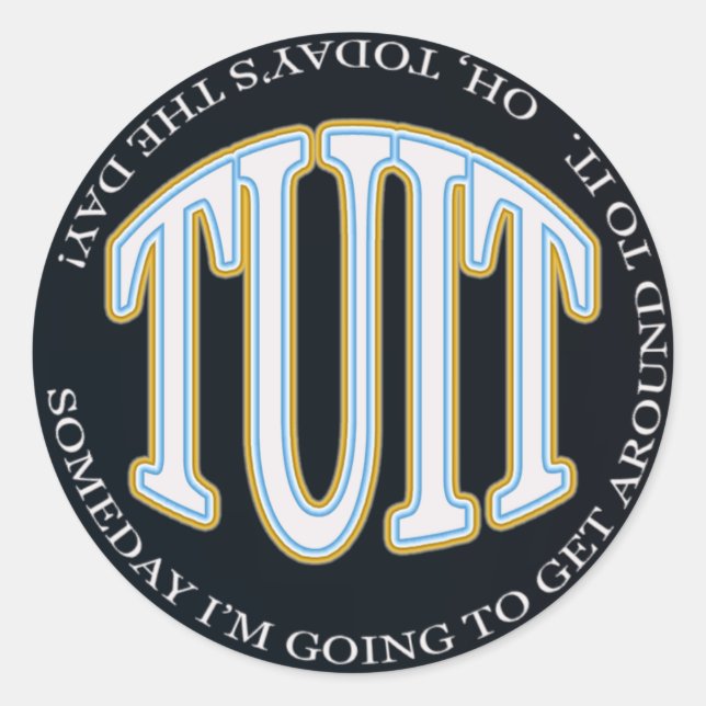 Stickers Tuit Ronde (Devant)