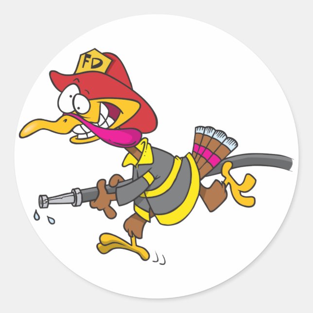 Stickers Turquie lutte contre l'incendie (Devant)