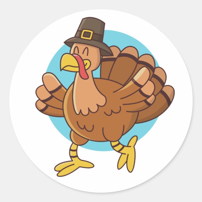 stickers Turquie Thanksgiving (Devant)
