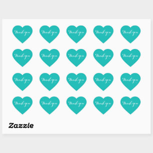 Stickers Turquoises Merci Merci universel