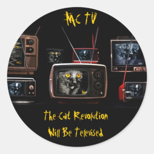 Stickers TV MonkeyCat