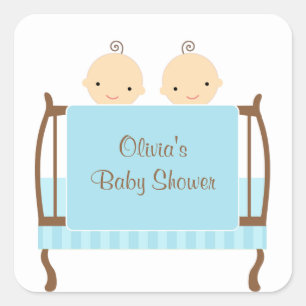 Stickers Twin Blue Crib