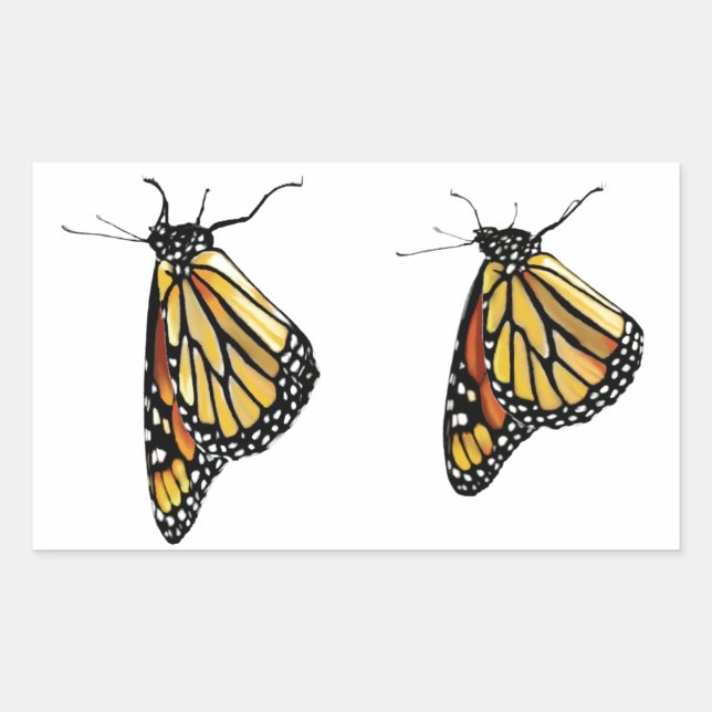 Stickers Two Hanging Monarchs (Vorderseite)