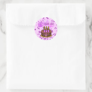 Stickers Ultra mignon 6 ans Anniversaire