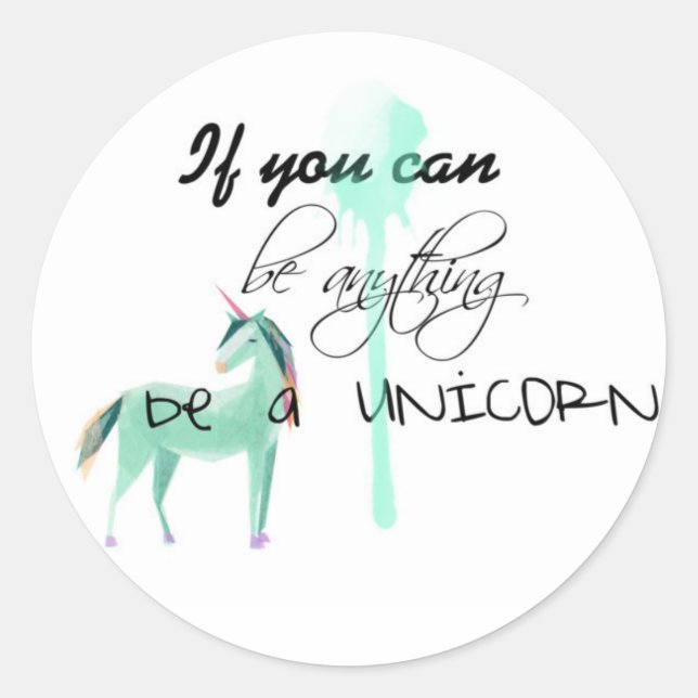 Stickers Unicorne (Devant)