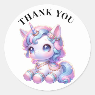 Stickers Unicorne Merci