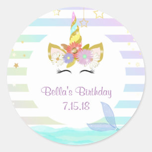 Stickers Unicorne Mermaid