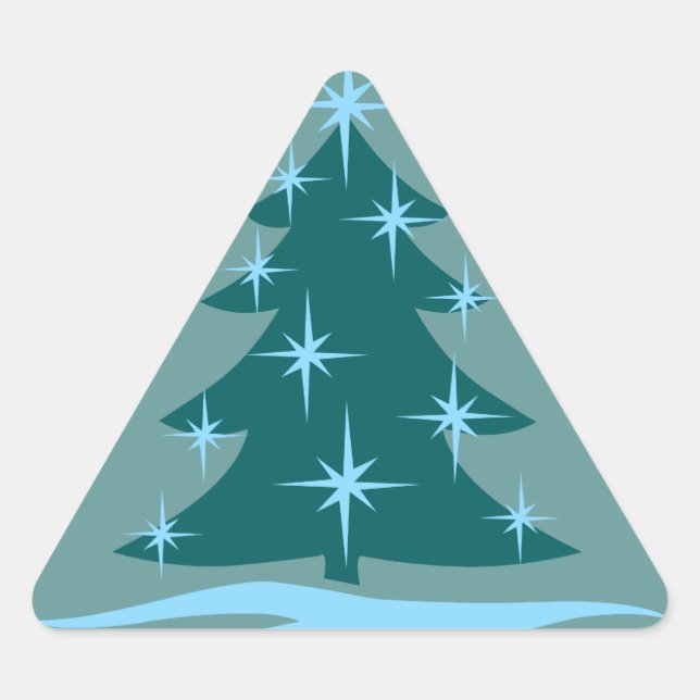 Stickers Vacances amusants Stickers Arbre de Noël  (Devant)