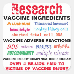 Stickers Vaccins de recherche