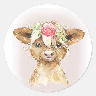 Stickers Vache Highland