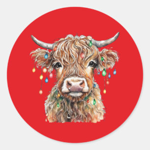 Stickers Vache Highland