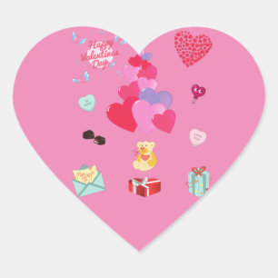 STICKERS "VALENTINE"