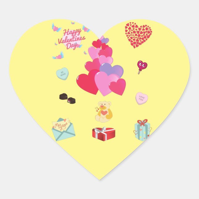 STICKERS "VALENTINE" (Devant)