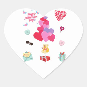 STICKERS "VALENTINE"