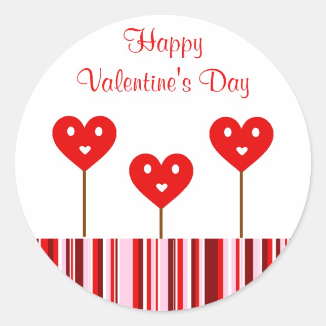 Stickers Valentine Pops (Devant)