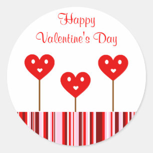 Stickers Valentine Pops