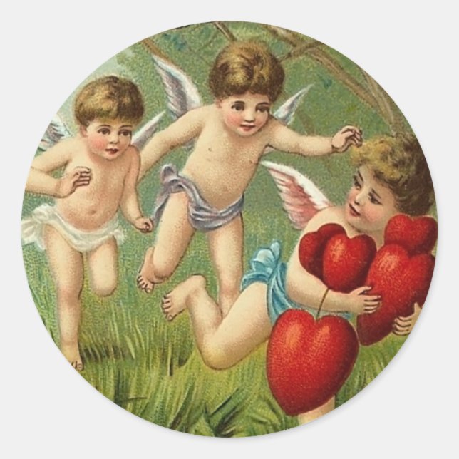 Stickers Valentine vintage (Devant)