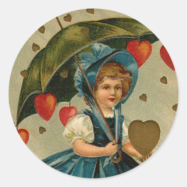 Stickers Valentine vintage (Devant)