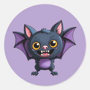 Stickers Vampire Bat Halloween en dessin