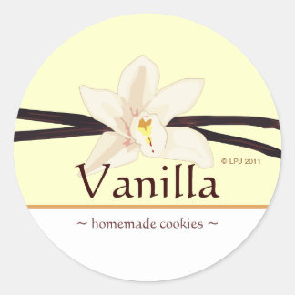 Stickers vanille personnalisables