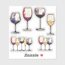 stickers verre à vin