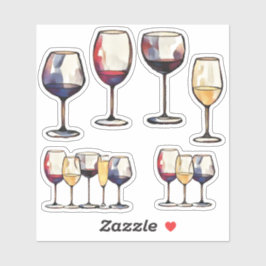 stickers verre à vin