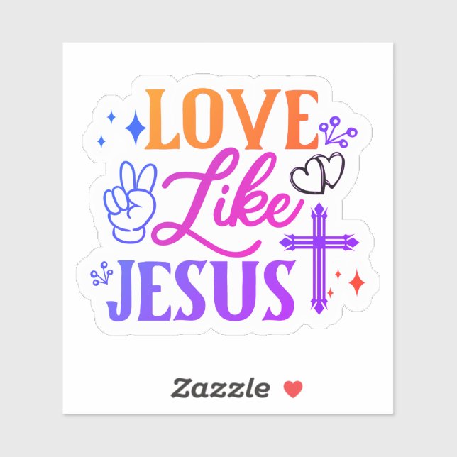 Stickers Verse Bible de l'Amour et de la Foi (Feuille)