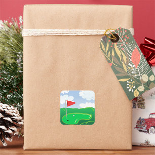 Stickers verts du terrain de golf