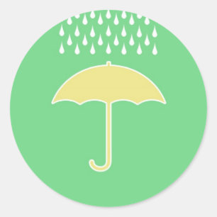 Stickers verts neutres du baby shower