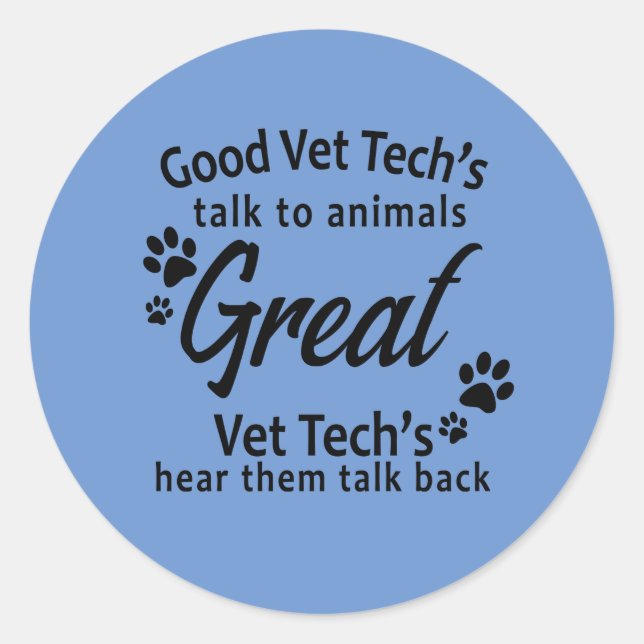 Stickers Vet Tech (Devant)