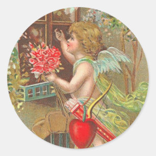 Stickers Victorian Valentine's Day