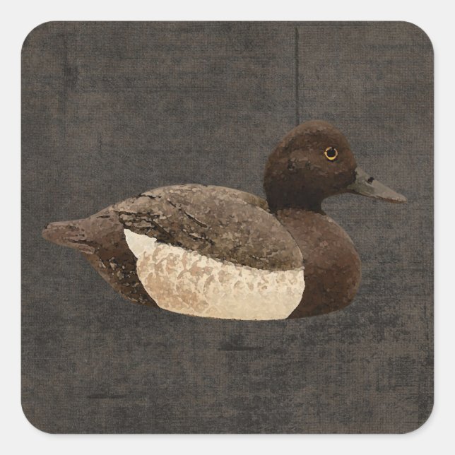 Stickers vintage Mallard Duck (Devant)