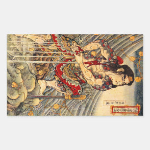 Stickers vintages japonais Samurai