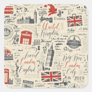 Stickers vintages Londres