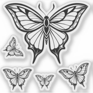 stickers vinyle papillon
