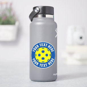 stickers vinyle Pickleball avec texte personnalisé
