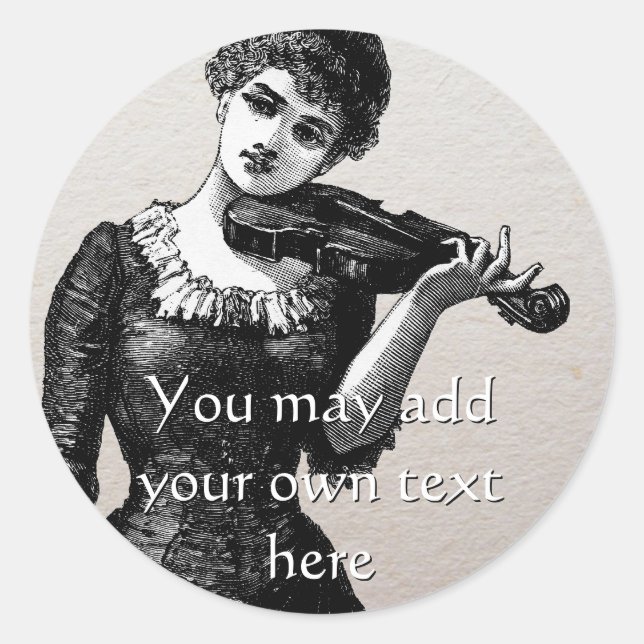 Stickers violonistes vintages (Devant)