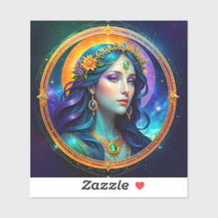 Stickers Virgo Zodiac, Zodiac Céleste