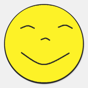 Stickers Visage Jaune