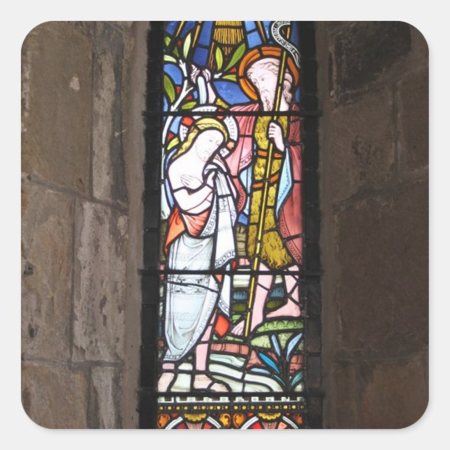 Stickers Vitrail religieux Vitre (Devant)
