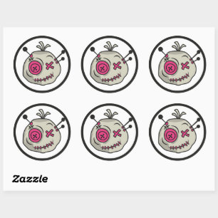Stickers Voodoo Token Classic Round