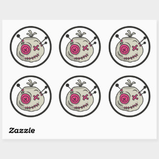 Stickers Voodoo Token Classic Round