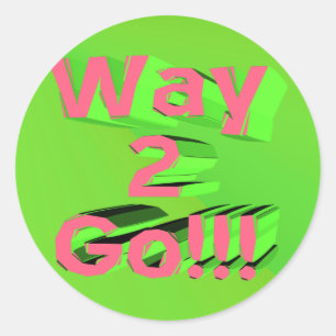 Stickers Way 2 Go Speed