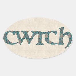 Stickers Welsh Fun, Motif Paisley