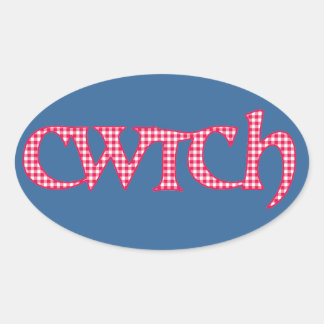 Stickers Welsh Fun : Red Check En vichy
