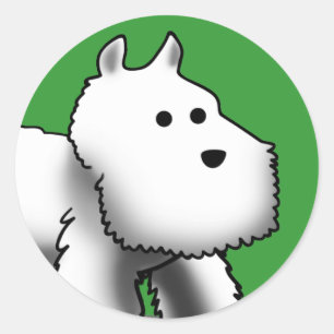 Stickers Westie Small
