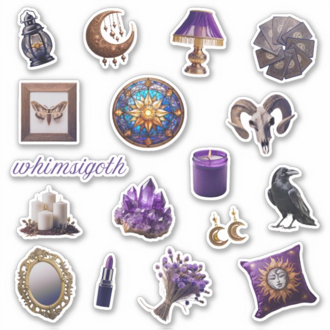 Stickers Whimsy Goth | Stickers Whimsigoth Journal (Devant)