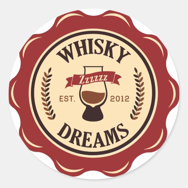 Stickers Whisky Dreams (Devant)