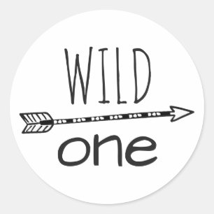 Stickers Wild One Arrow First Birthday